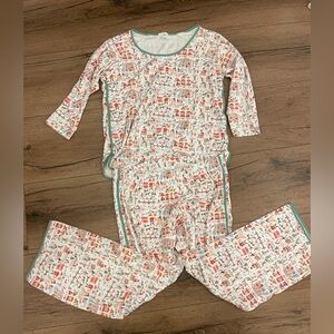 LAKE Peruvian Pima cotton Christmas pajama set